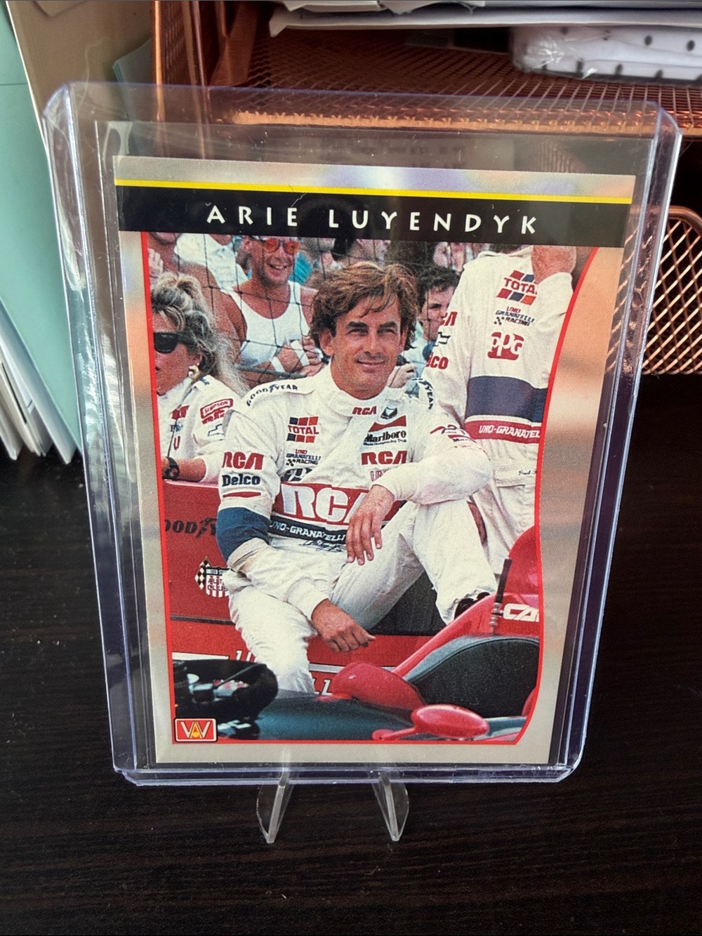 Arie Luyendyk Racing Card - Red & White Design